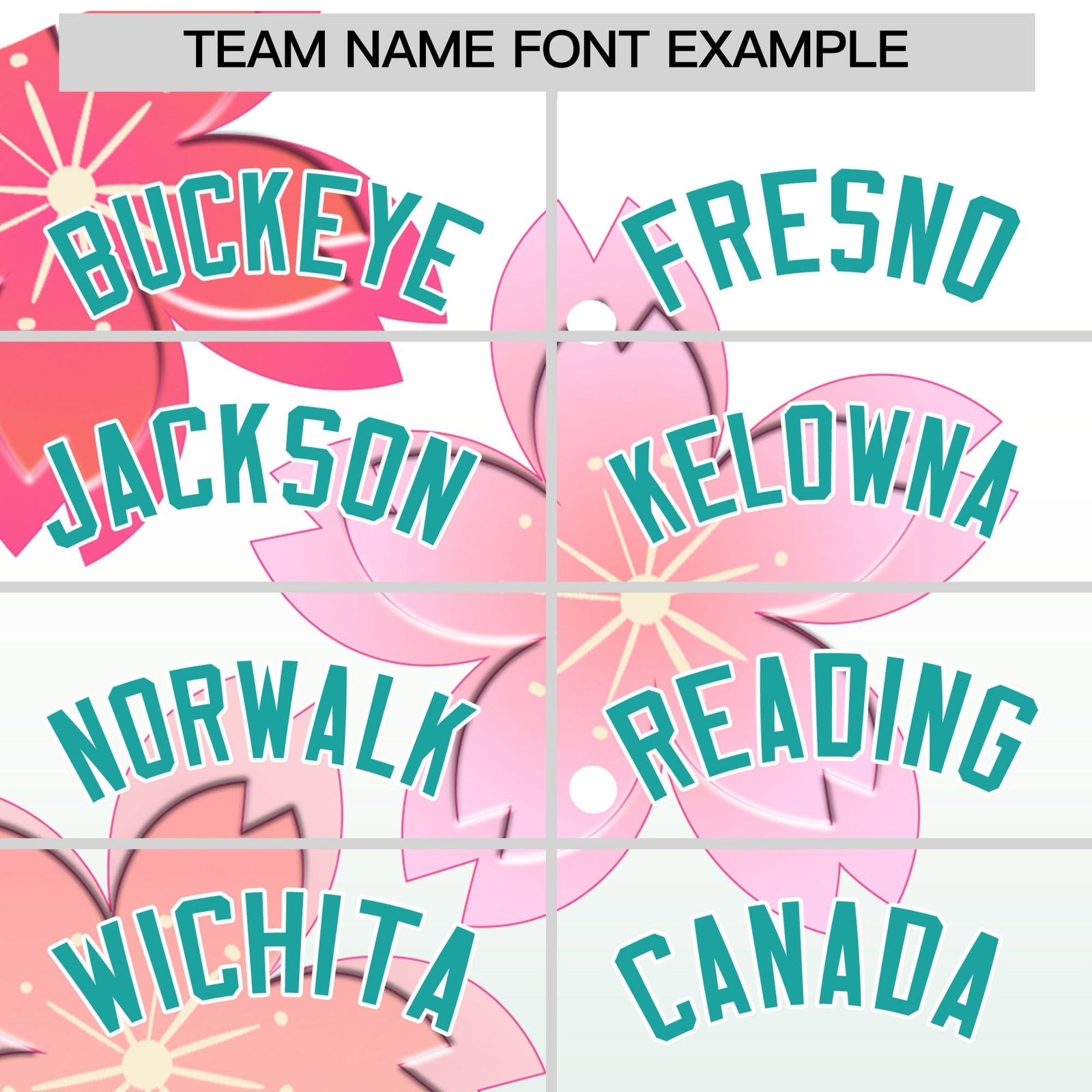 Custom Hooded Baseball Jersey | Pink Teal Cherry Blossom Moisture-Wicking Jersey for Men & Women