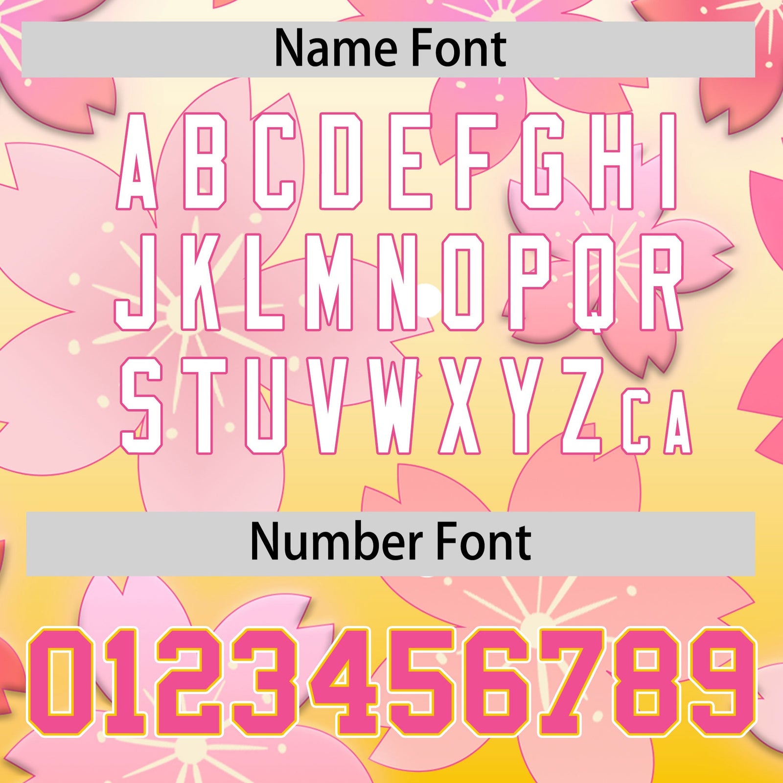 Custom Hooded Baseball Jersey | Pink Gold Cherry Blossom Personalized Name & Number Sport Jersey