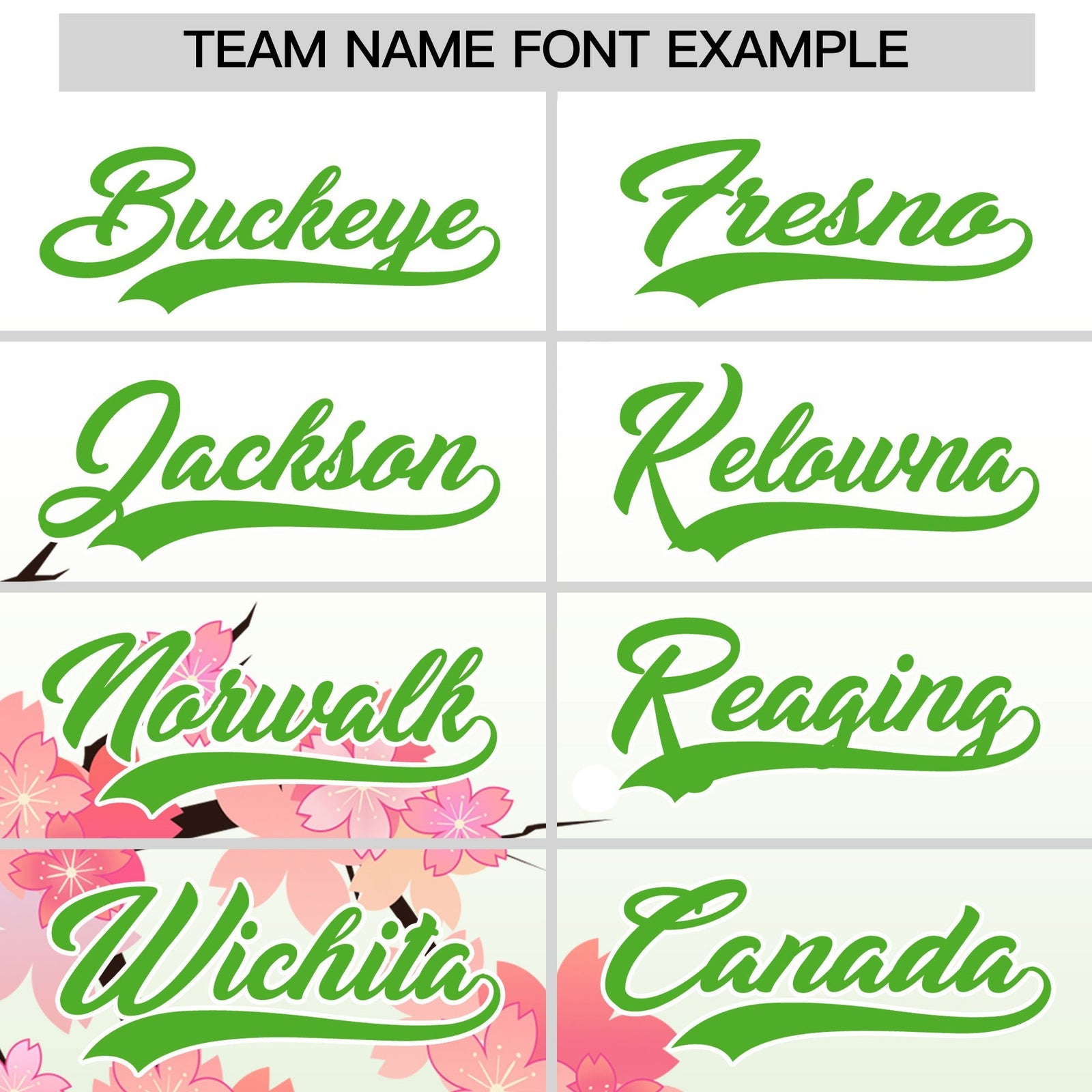 Custom Hooded Baseball Jersey | Pink Light Green Cherry Blossom Moisture-Wicking Jersey for Men & Women