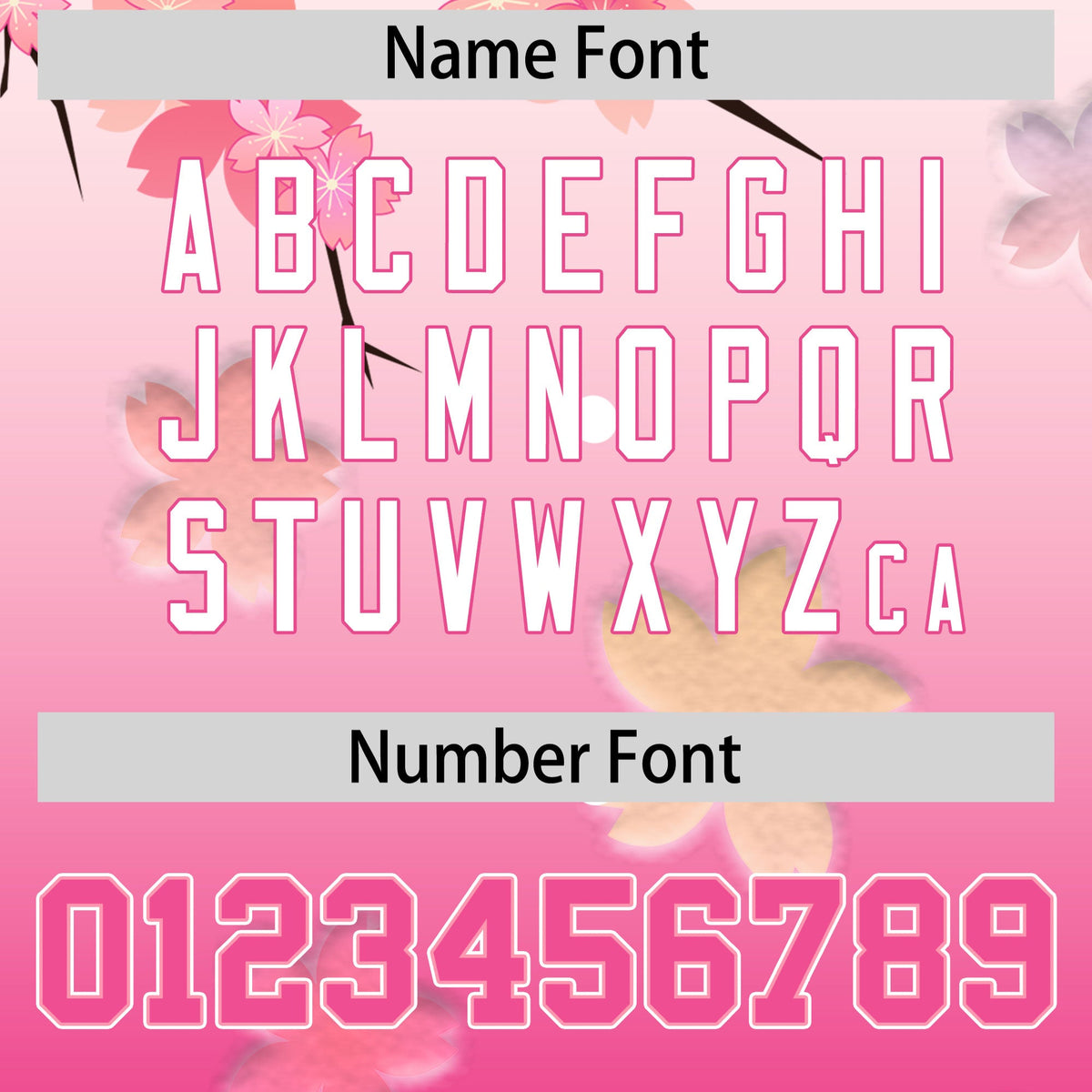 Custom Hooded Baseball Jersey | Pink White Cherry Blossom Personalized Name &amp; Number Sport Jersey