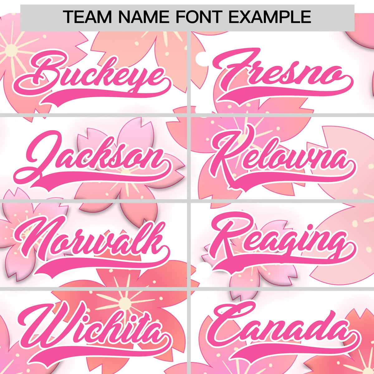 Custom Hooded Baseball Jersey | Pink White Cherry Blossom Moisture-Wicking Jersey for Men &amp; Women