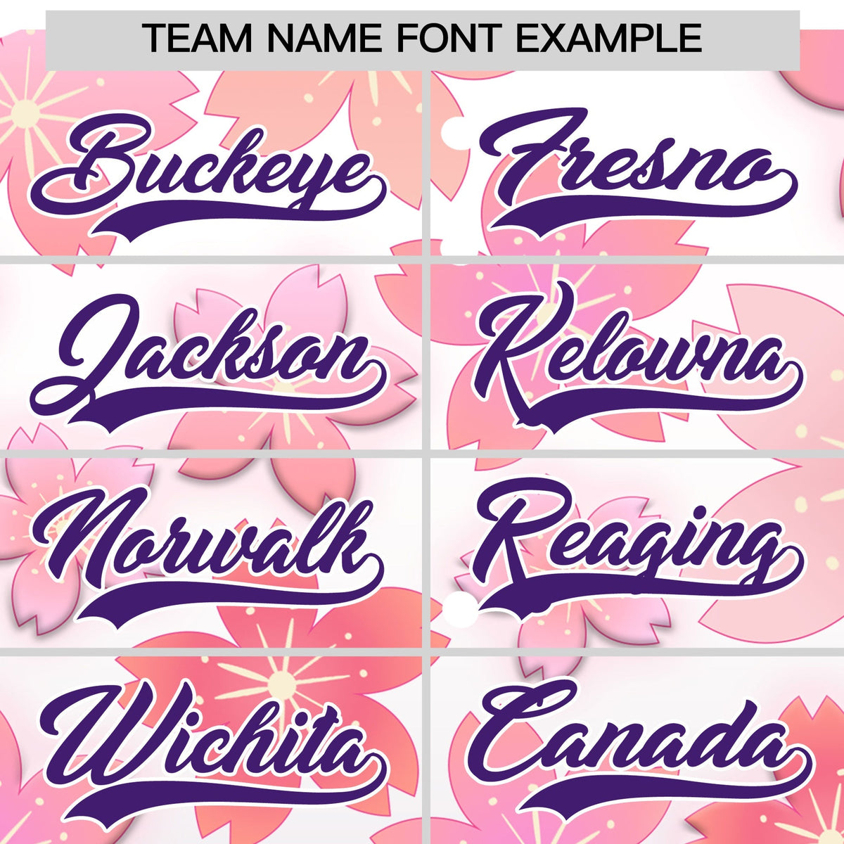Custom Hooded Baseball Jersey | Pink Purple Cherry Blossom Moisture-Wicking Jersey for Men &amp; Women
