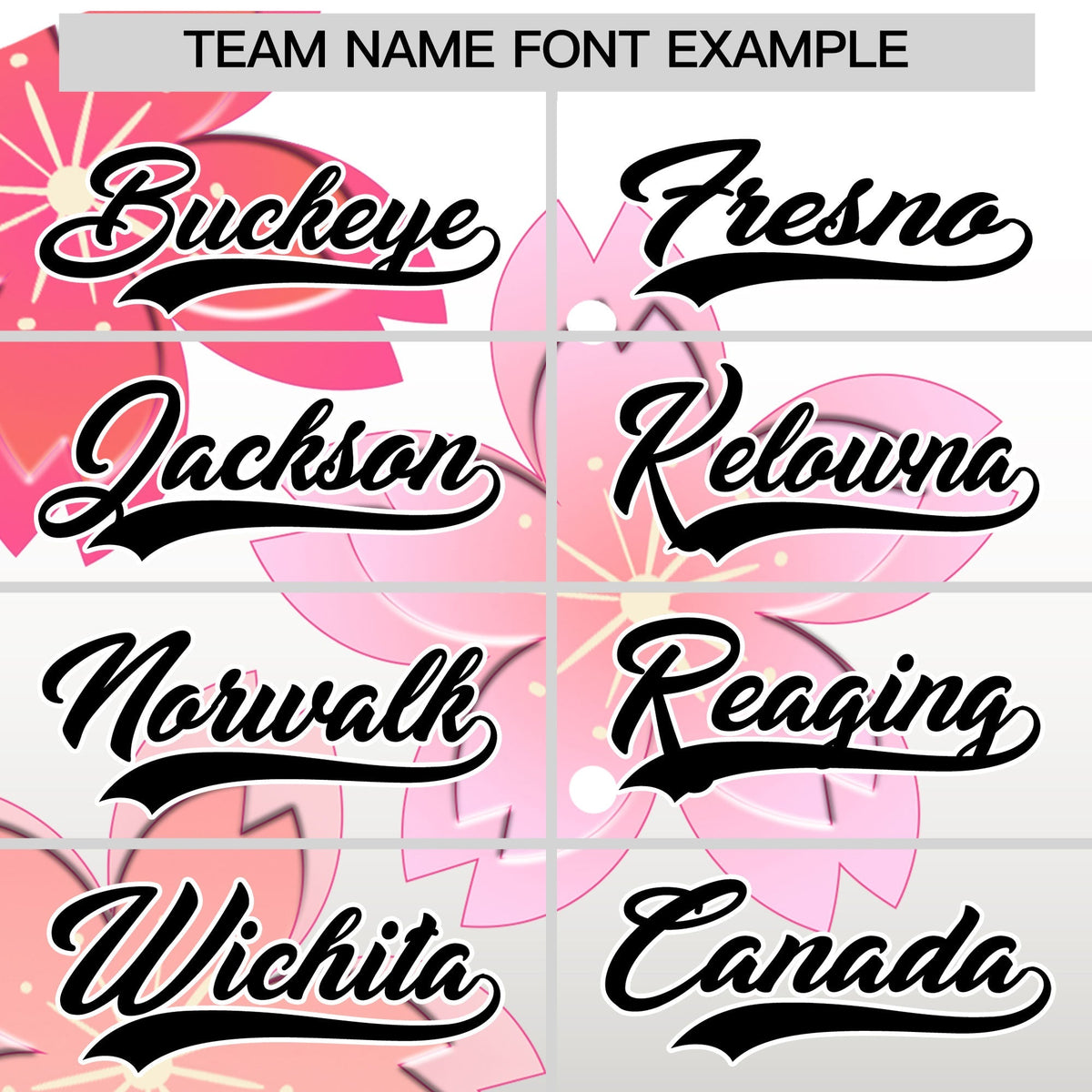 Custom Hooded Baseball Jersey | Pink Black Cherry Blossom Moisture-Wicking Jersey for Men &amp; Women