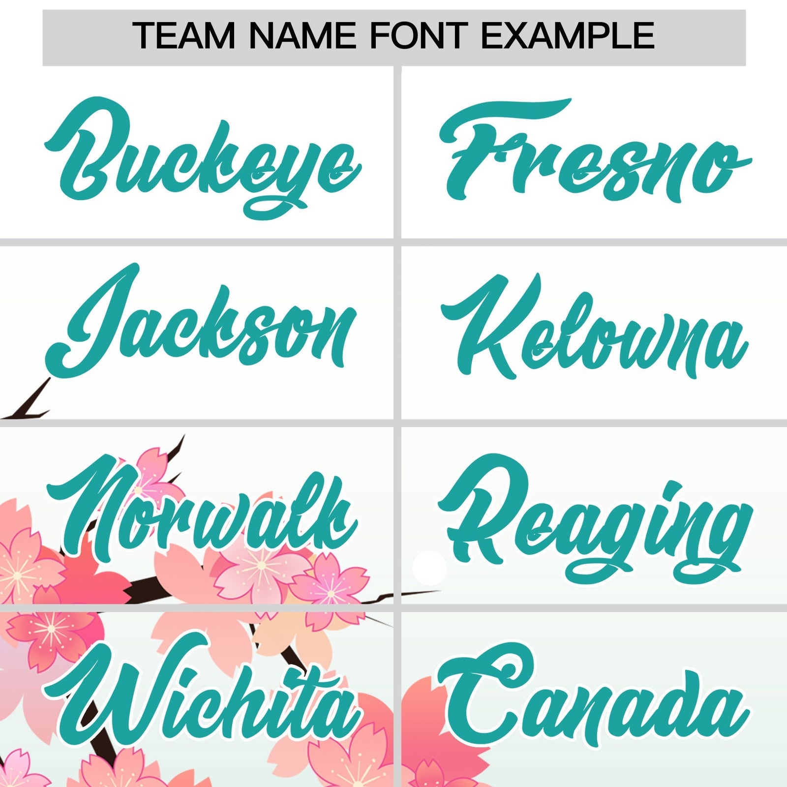Custom Hooded Baseball Jersey | Pink Aqua Cherry Blossom Personalized Name & Number Sport Jersey