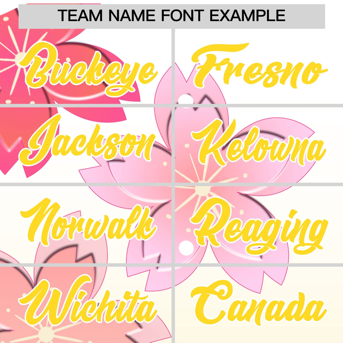 Custom Hooded Baseball Jersey | Pink Gold Cherry Blossom Personalized Name &amp; Number Sport Jersey