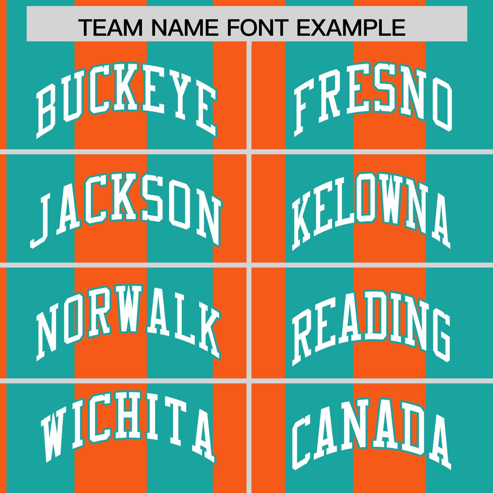 Custom Aqua Orange Stripe Fashion Authentic Two-Button Softball Jersey