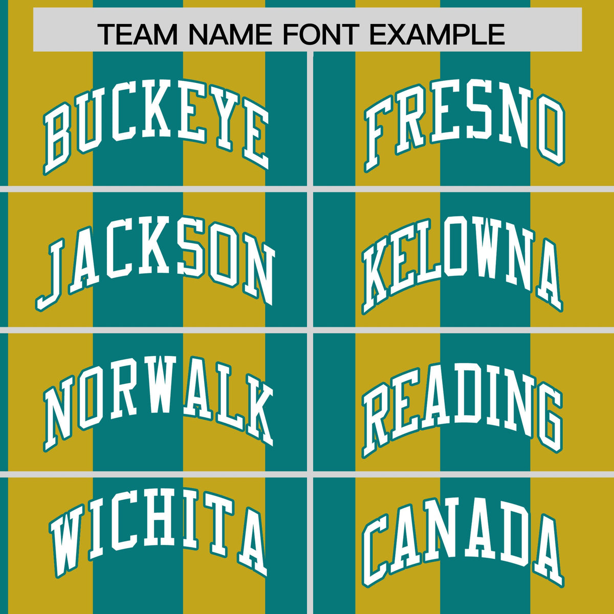 Custom Old Gold Aqua Stripe Fashion Authentic Two-Button Softball Jersey