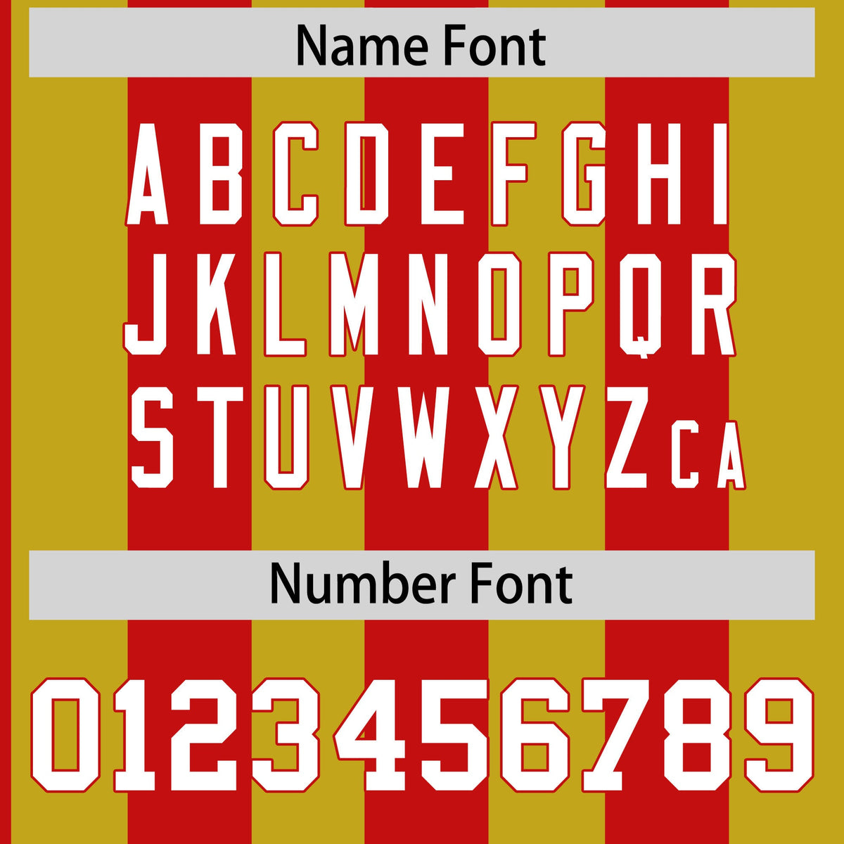 Custom Old Gold Red Stripe Fashion Authentic Two-Button Softball Jersey