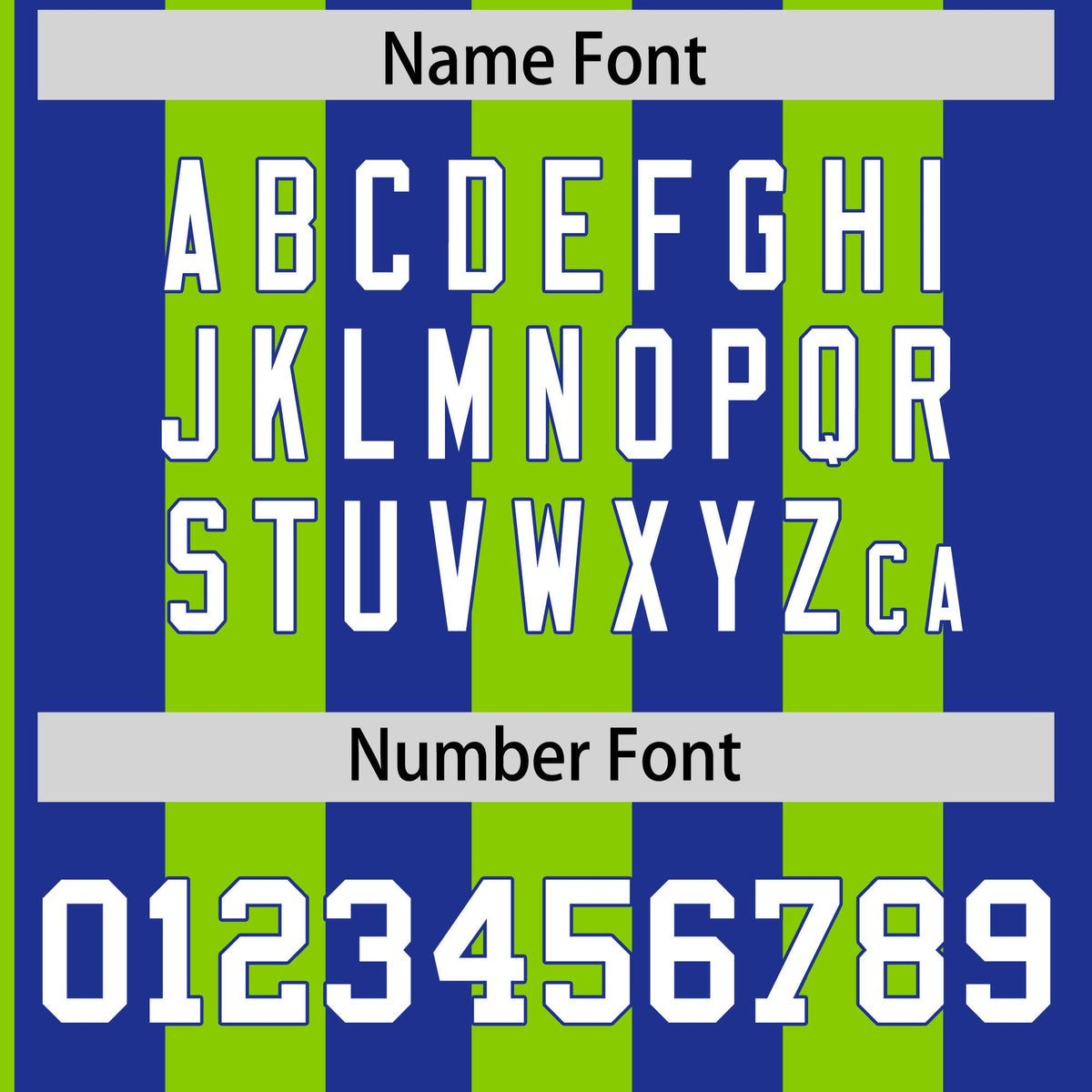 Custom Royal Neon Green Stripe Fashion Authentic Two-Button Softball Jersey