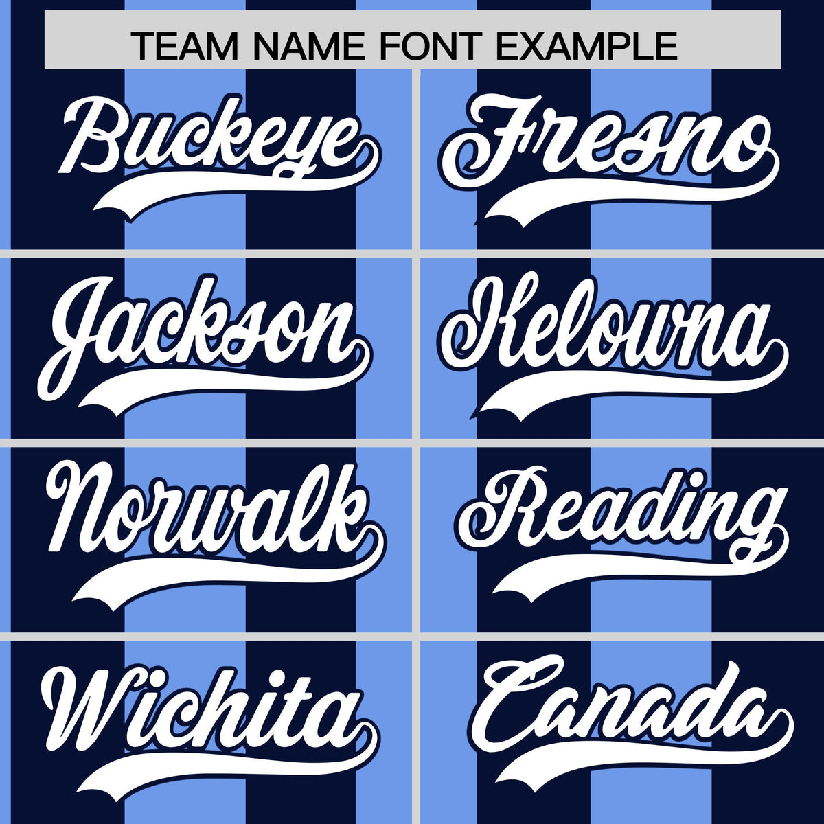 Custom Navy Light Blue Stripe Fashion Authentic Two-Button Softball Jersey