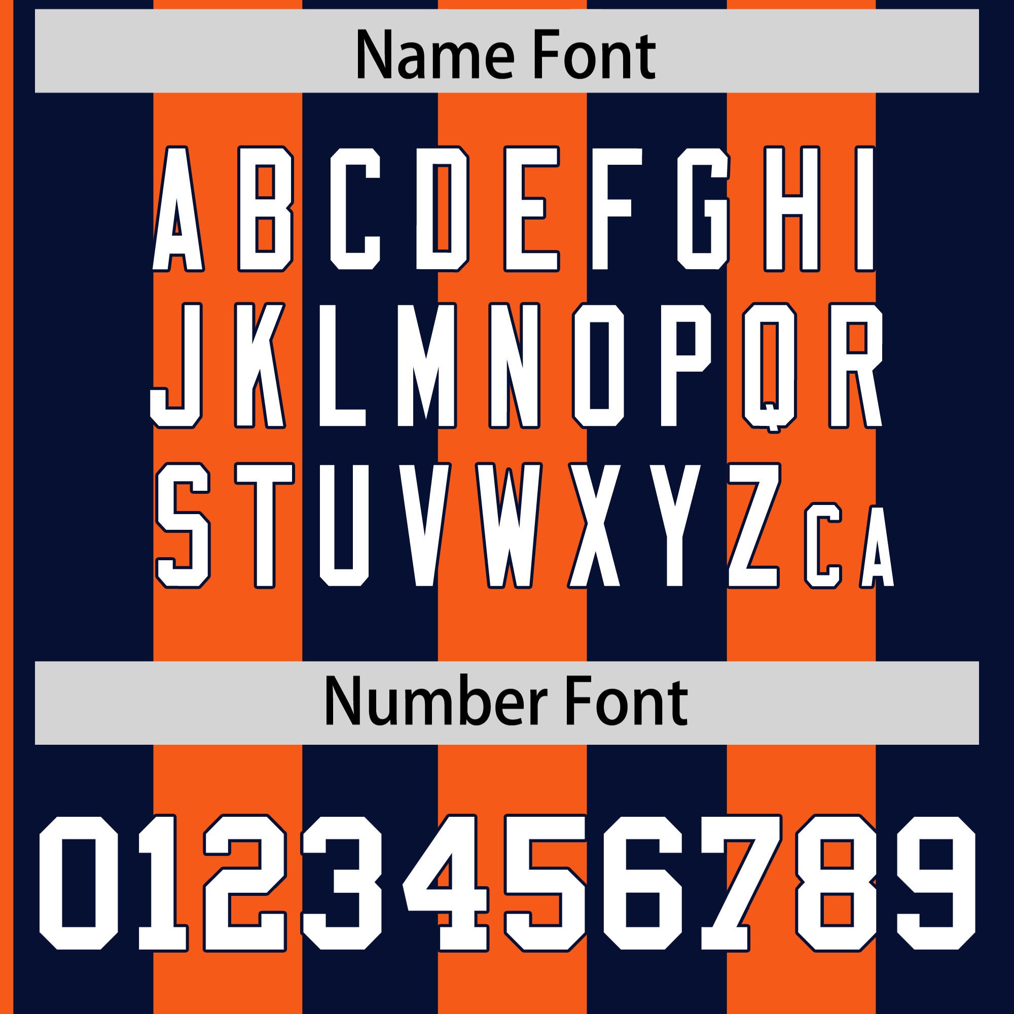 Custom Navy Orange Stripe Fashion Authentic Two-Button Baseball Jersey