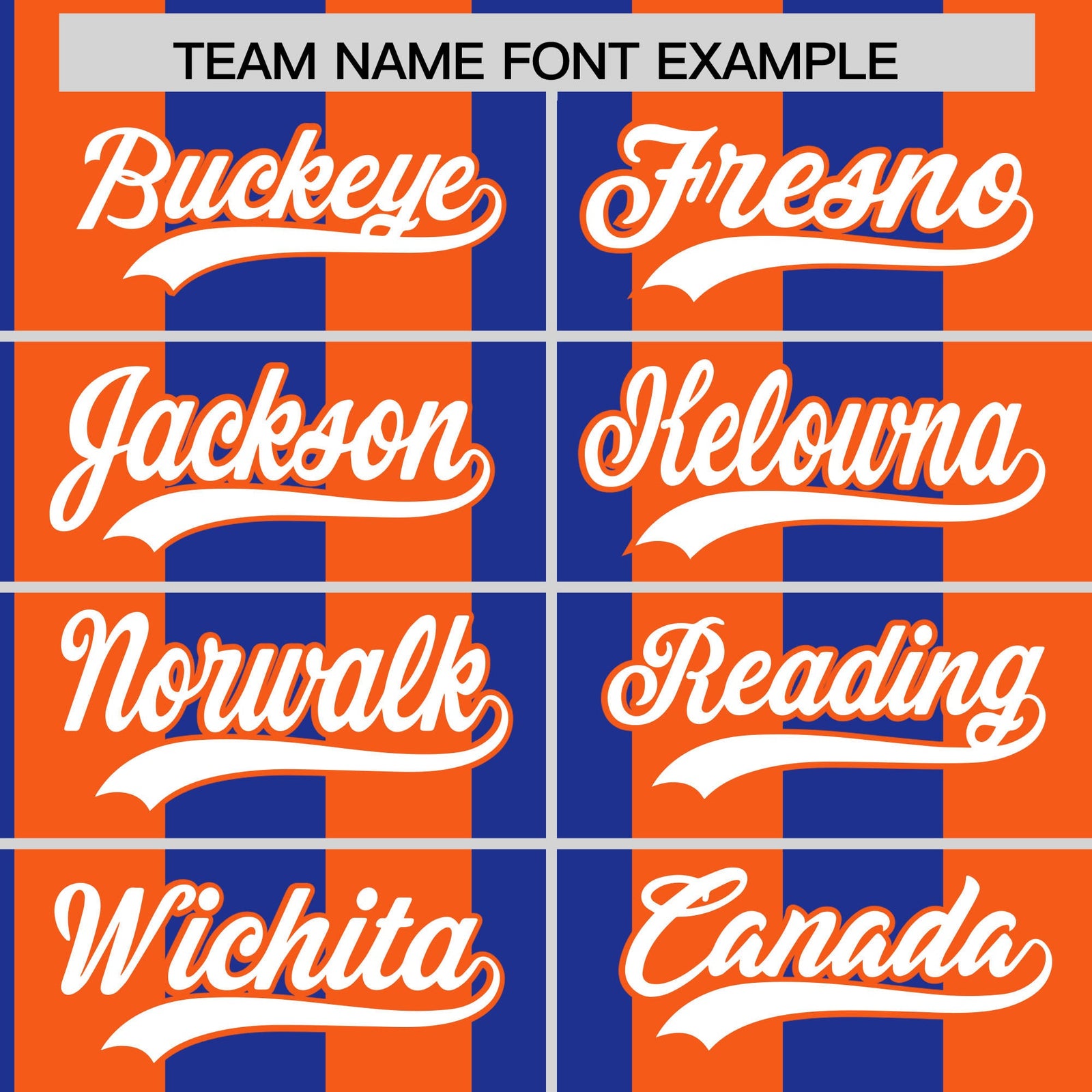 Custom Orange Royal Stripe Fashion Authentic Two-Button Softball Jersey