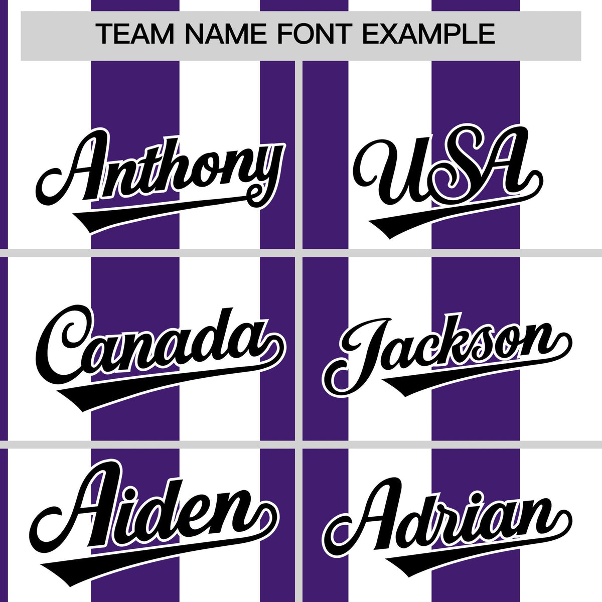 Custom White Purple Stripe Fashion Authentic Two-Button Softball Jersey