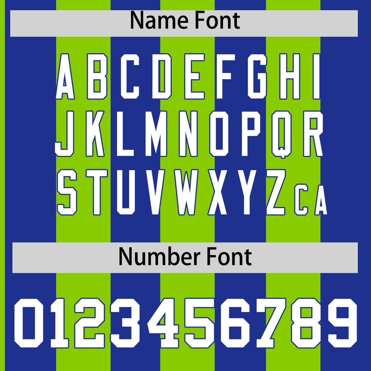 Custom Royal Neon Green Stripe Fashion Authentic Two-Button Softball Jersey