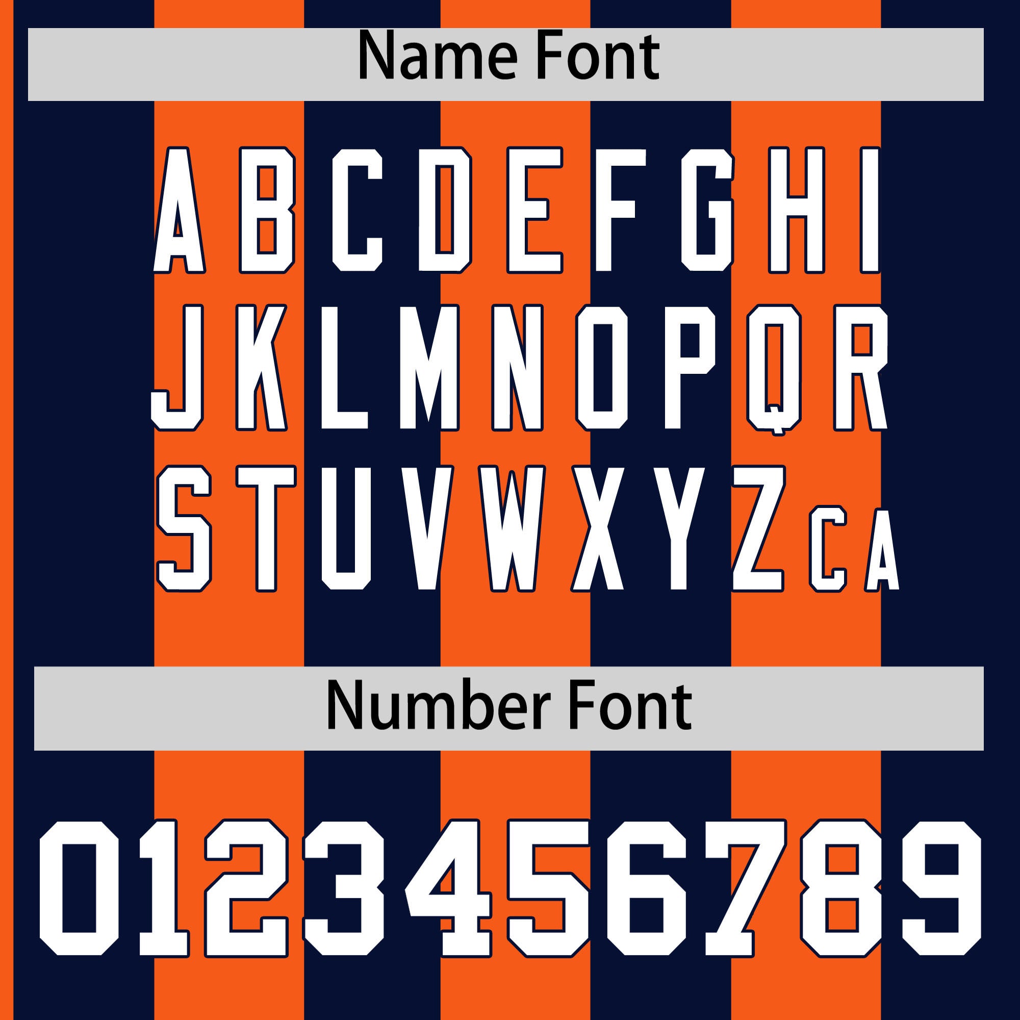 Custom Navy Orange Stripe Fashion Authentic Two-Button Baseball Jersey