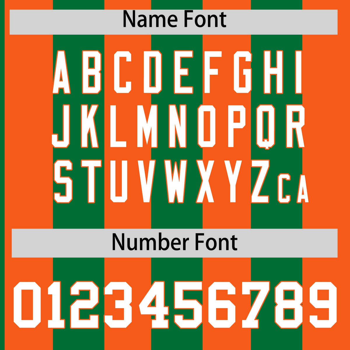 Custom Orange Kelly Green Stripe Fashion Authentic Two-Button Softball Jersey