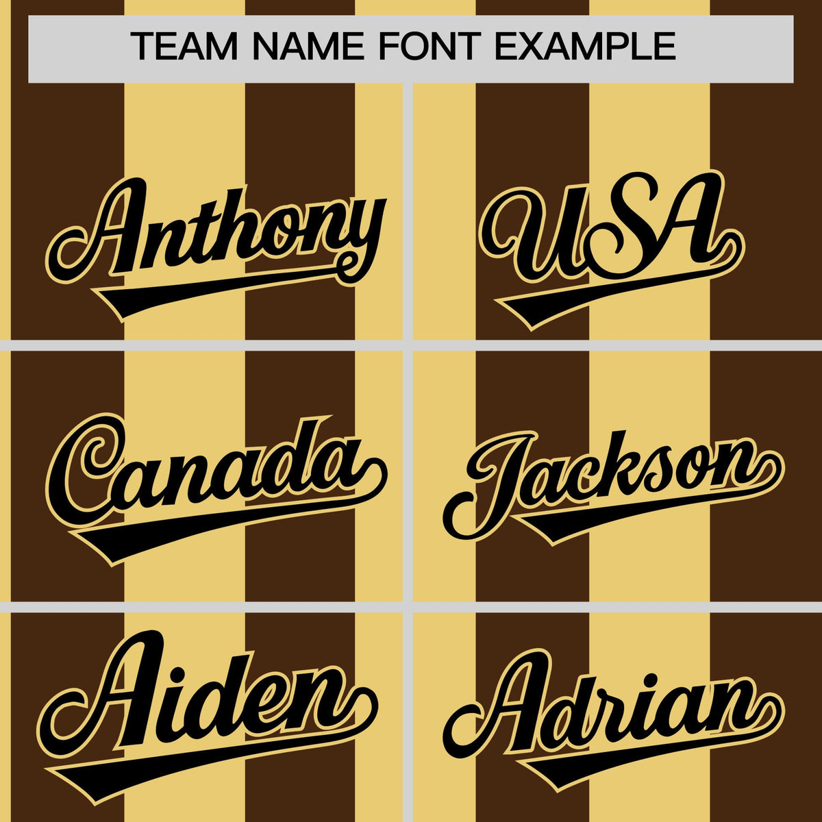 Custom Brown Khaki Stripe Fashion Authentic Two-Button Softball Jersey