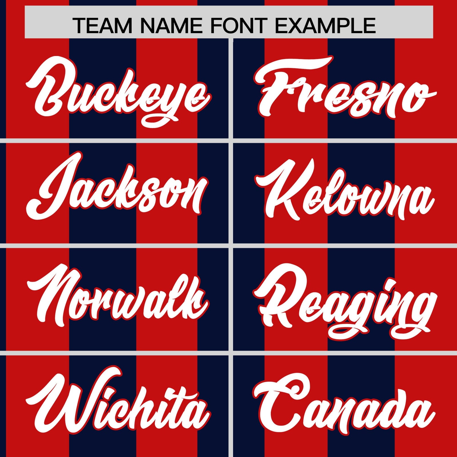 Custom Red Navy Stripe Fashion Authentic Two-Button Softball Jersey