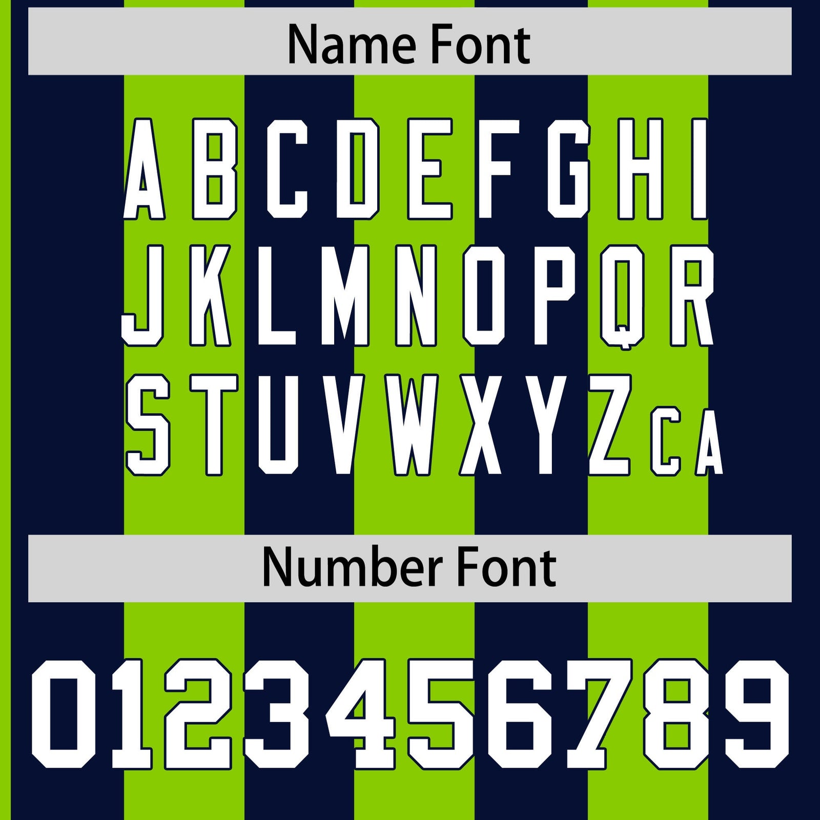 Custom Navy Neon Green Stripe Fashion Authentic Two-Button Softball Jersey