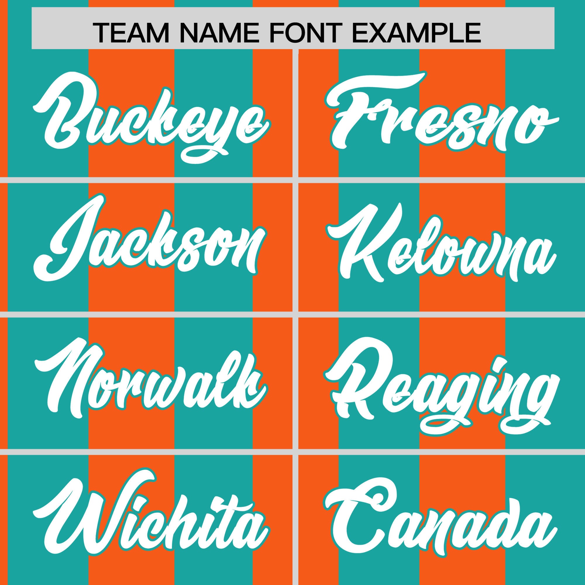 Custom Aqua Orange Stripe Fashion Authentic Two-Button Softball Jersey
