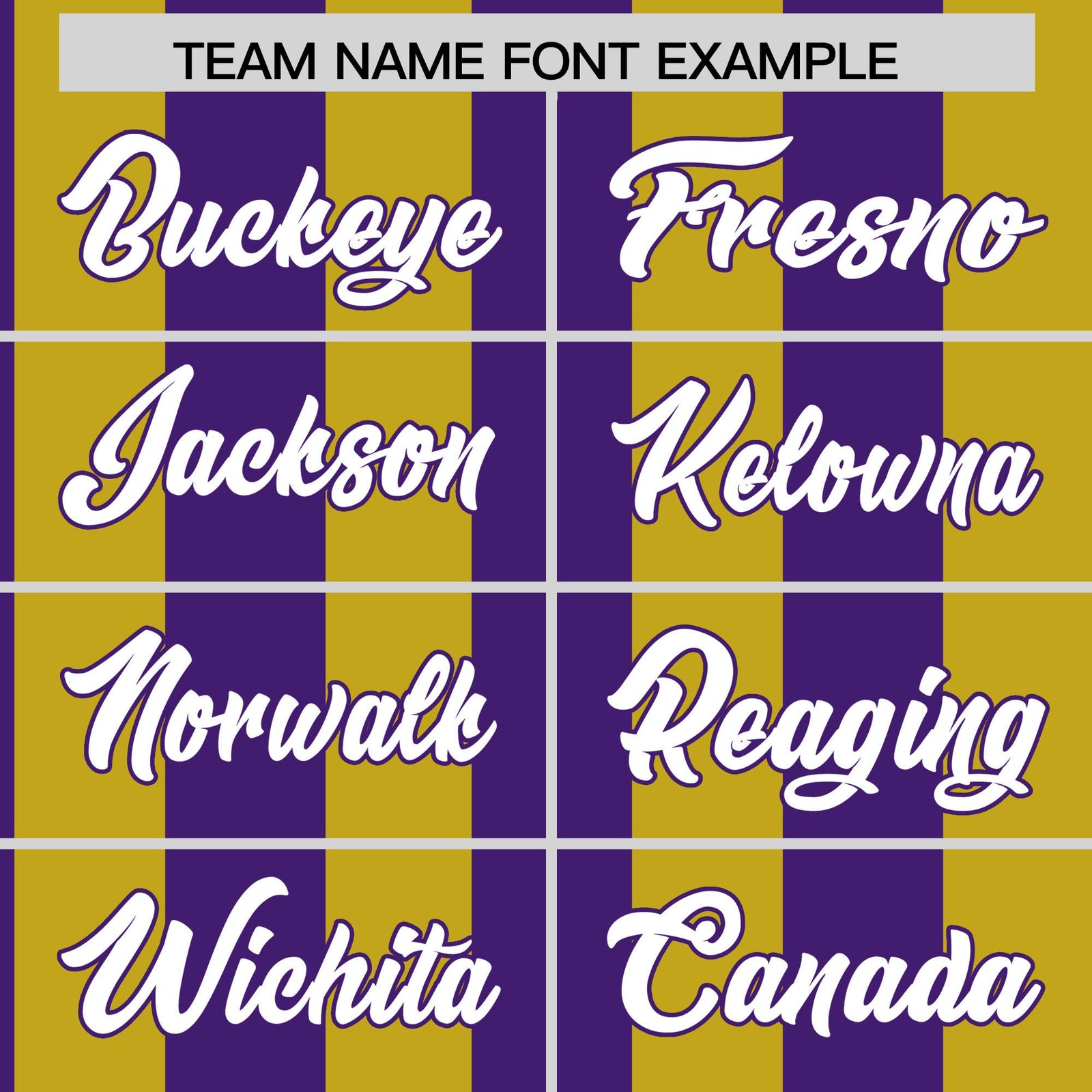 Custom Old Gold Purple Stripe Fashion Authentic Two-Button Softball Jersey