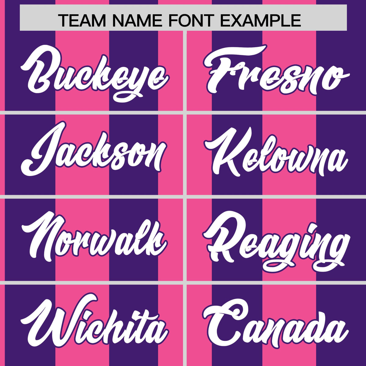 Custom Purple Pink Stripe Fashion Authentic Two-Button Softball Jersey