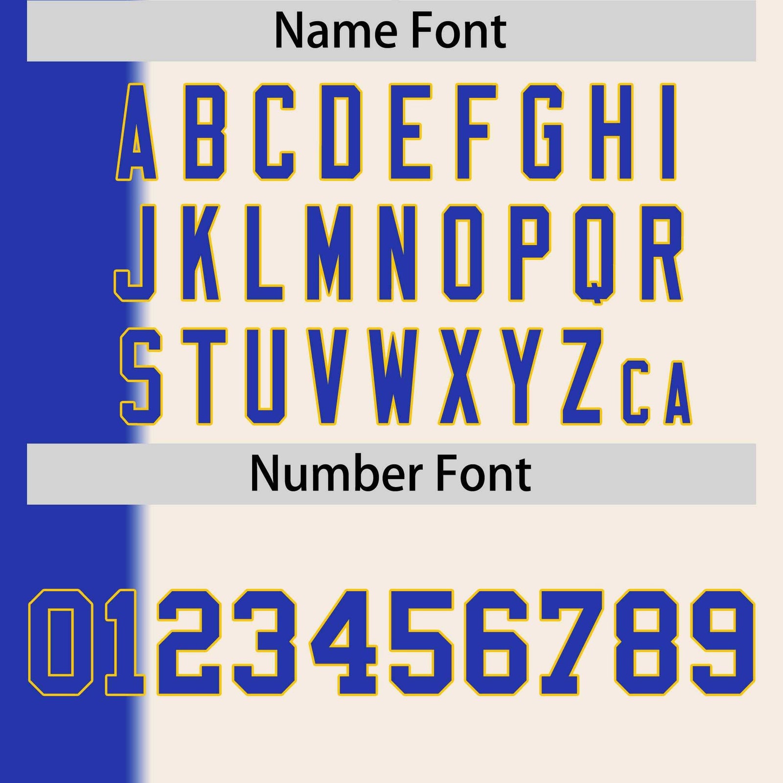 Custom Royal Cream Gradient Stripe Fashion Authentic Two-Button Softball Jersey