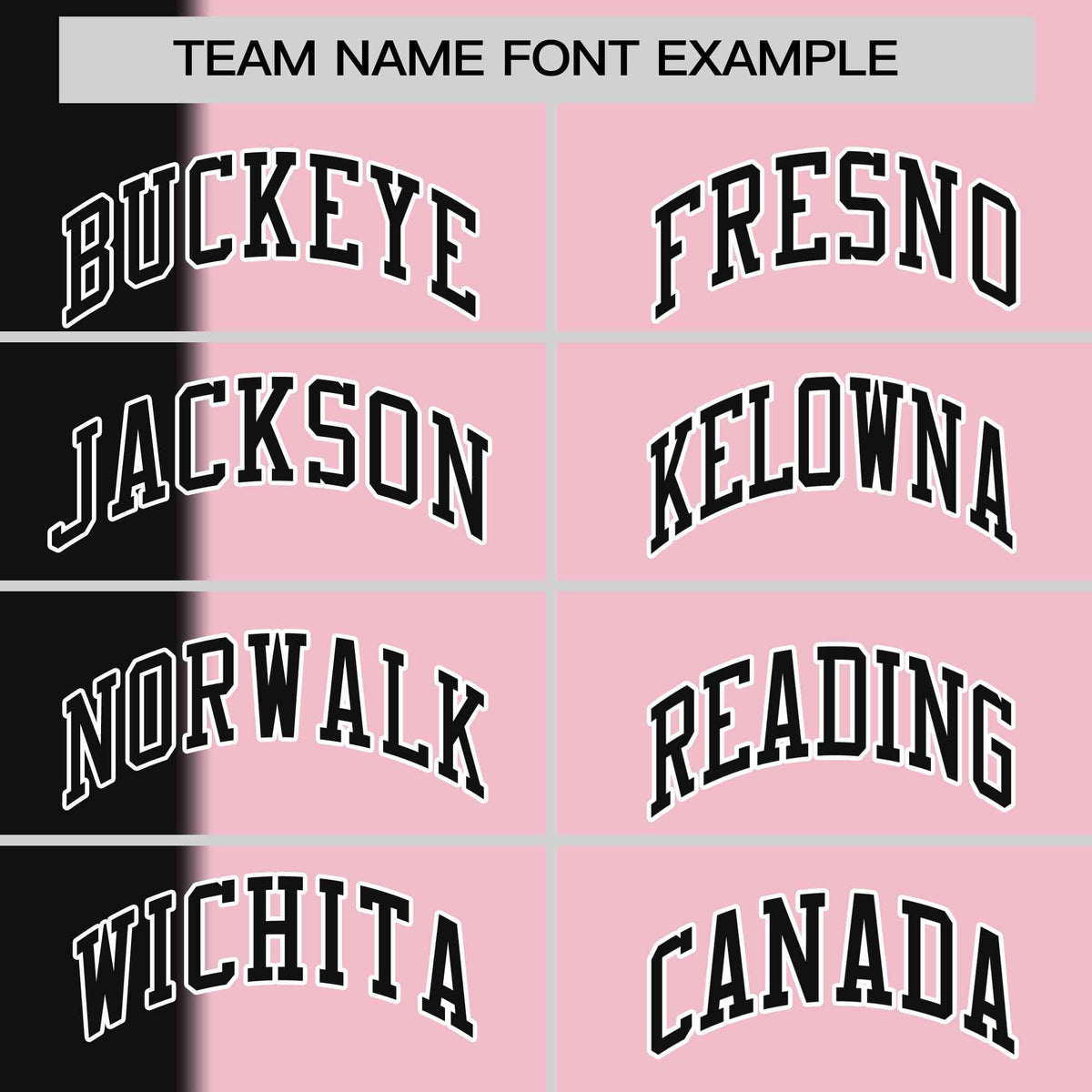 Custom Black Light Pink Gradient Stripe Fashion Authentic Two-Button Softball Jersey