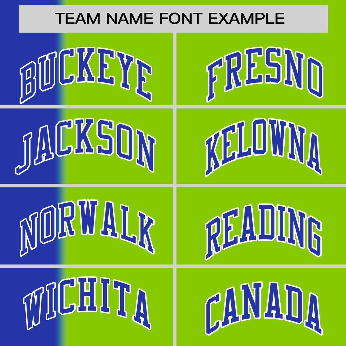 Custom Royal Neon Green Gradient Stripe Fashion Authentic Two-Button Softball Jersey