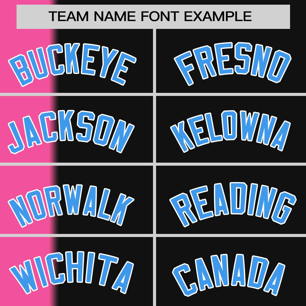 Custom Pink Black-Powder Blue Gradient Stripe Fashion Authentic Two-Button Softball Jersey