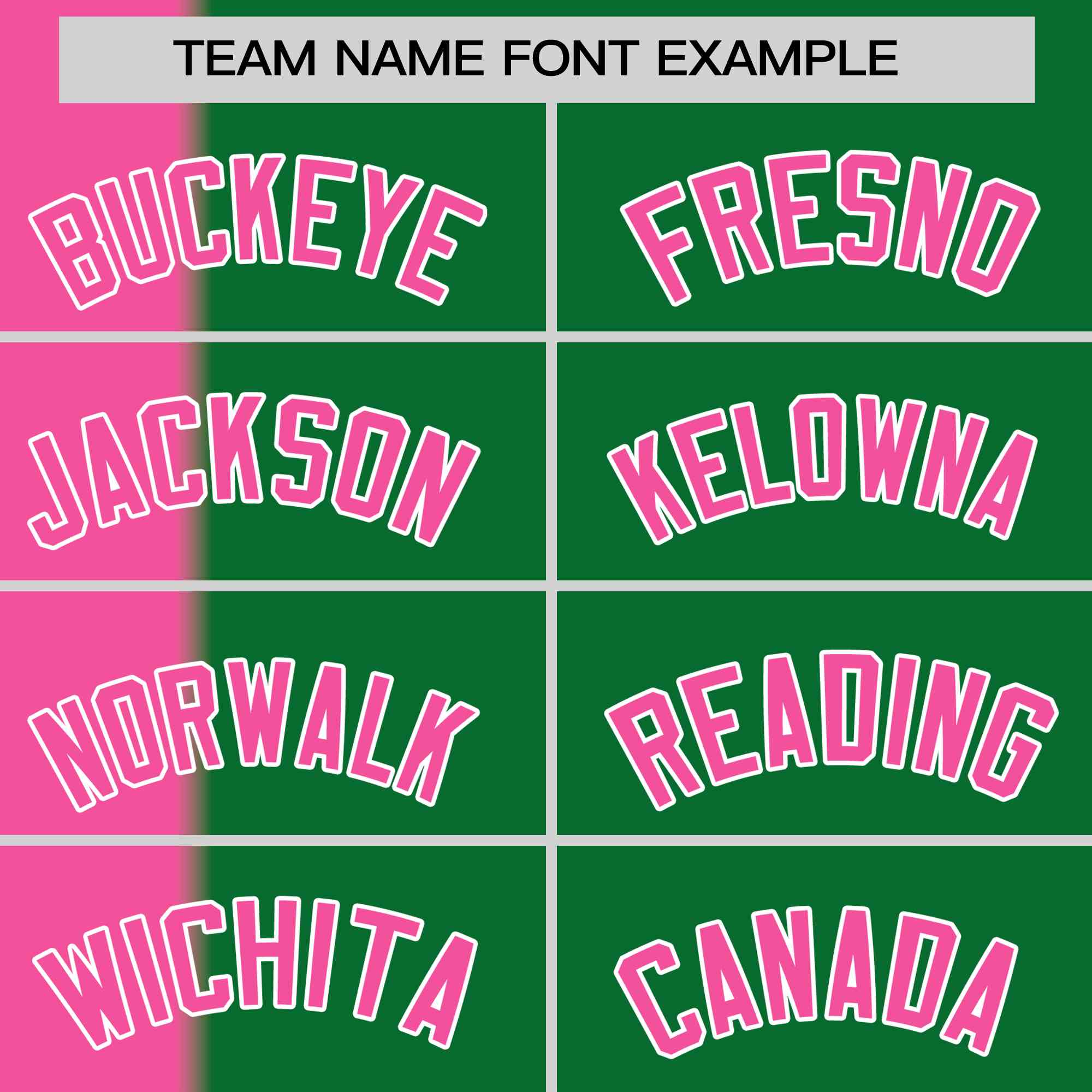 Custom Pink Kelly Green Gradient Stripe Fashion Authentic Two-Button Softball Jersey