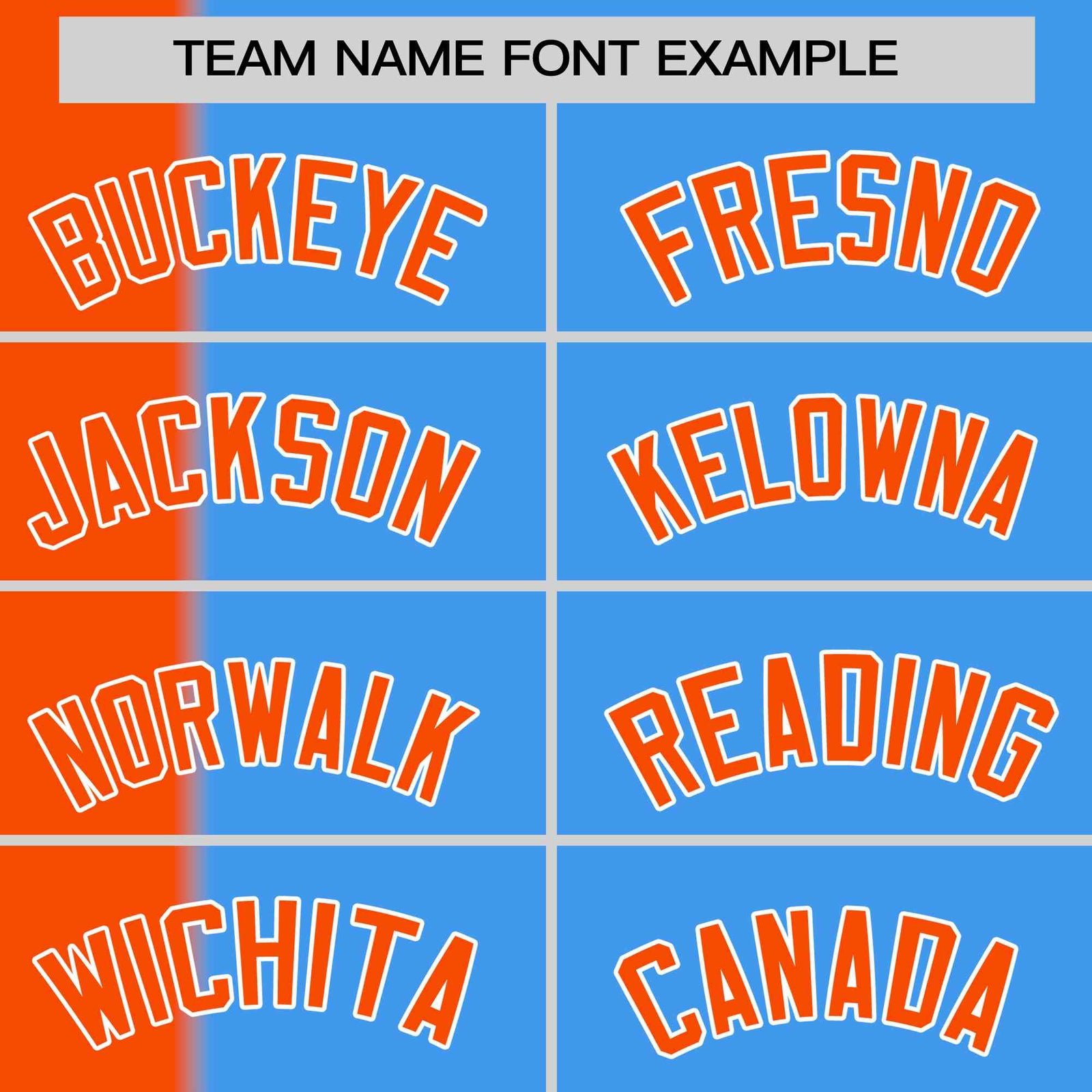 Custom Orange Powder Blue Gradient Stripe Fashion Authentic Two-Button Softball Jersey