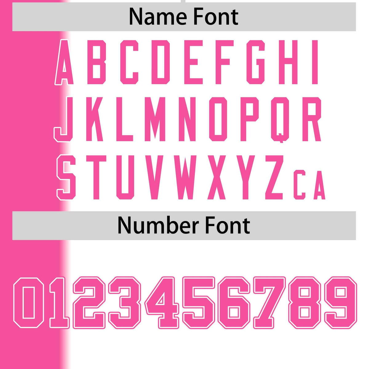 Custom Pink White Gradient Stripe Fashion Authentic Two-Button Softball Jersey