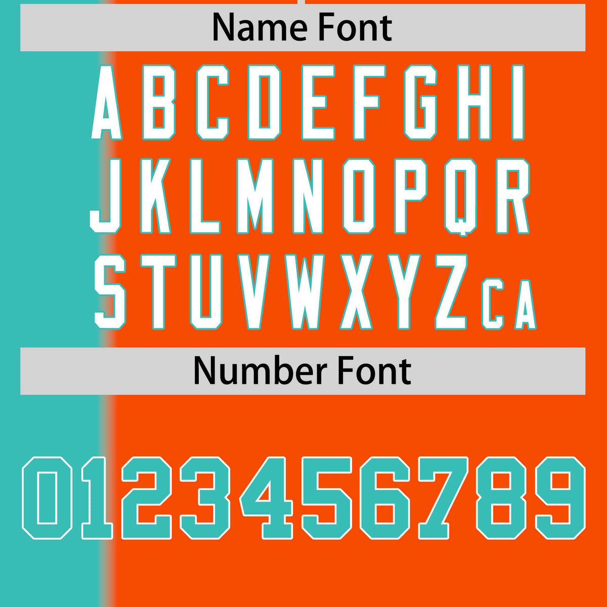 Custom Aqua Orange Gradient Stripe Fashion Authentic Two-Button Softball Jersey