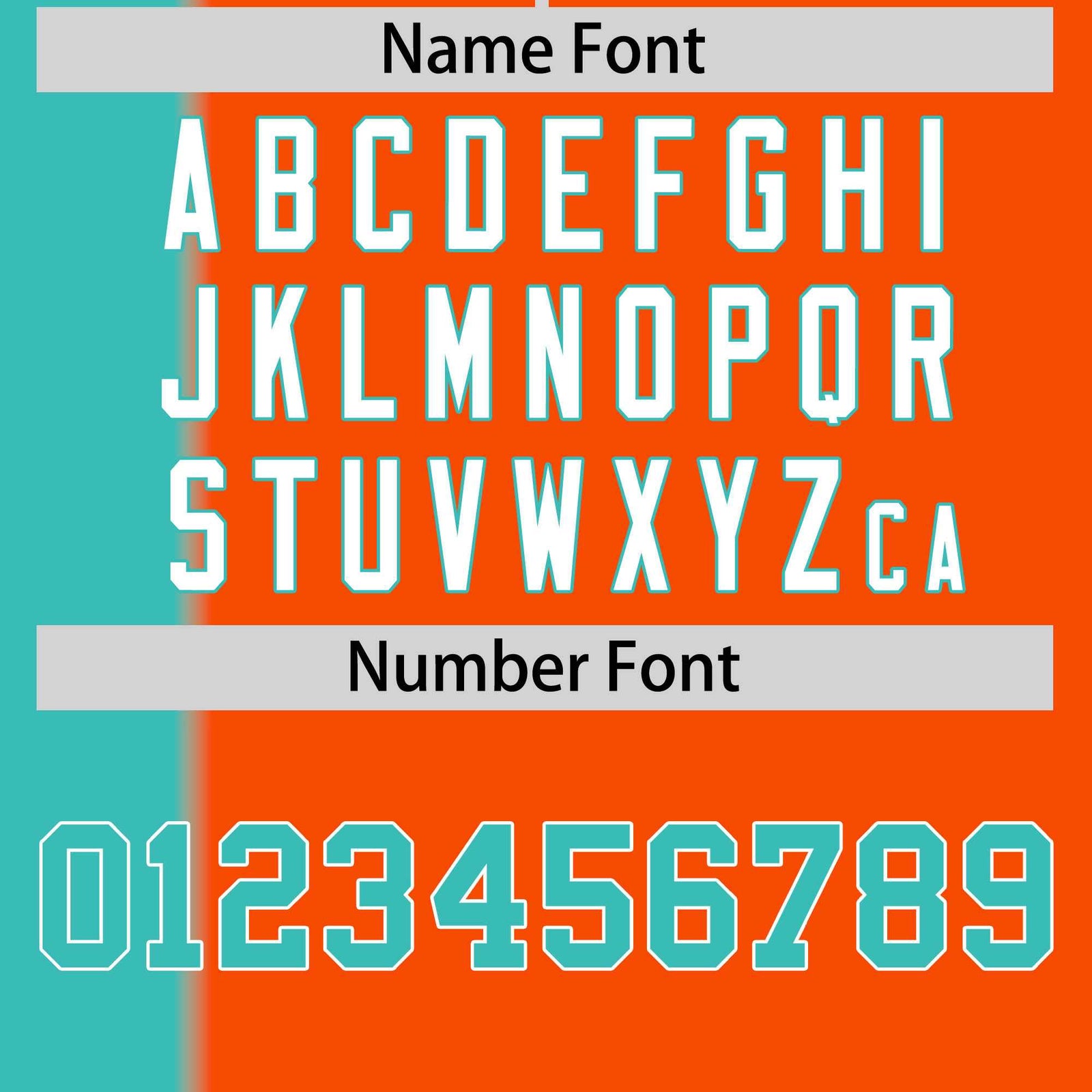 Custom Aqua Orange Gradient Stripe Fashion Authentic Two-Button Softball Jersey