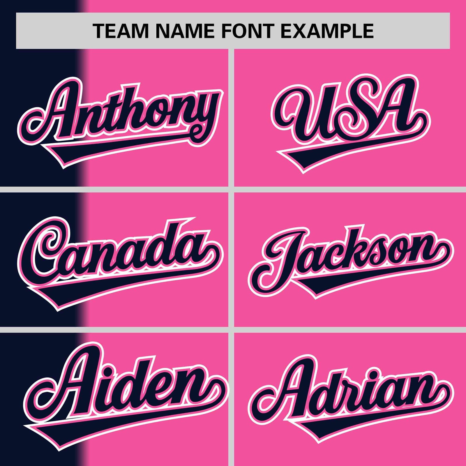 Custom Navy Pink Gradient Stripe Fashion Authentic Two-Button Softball Jersey