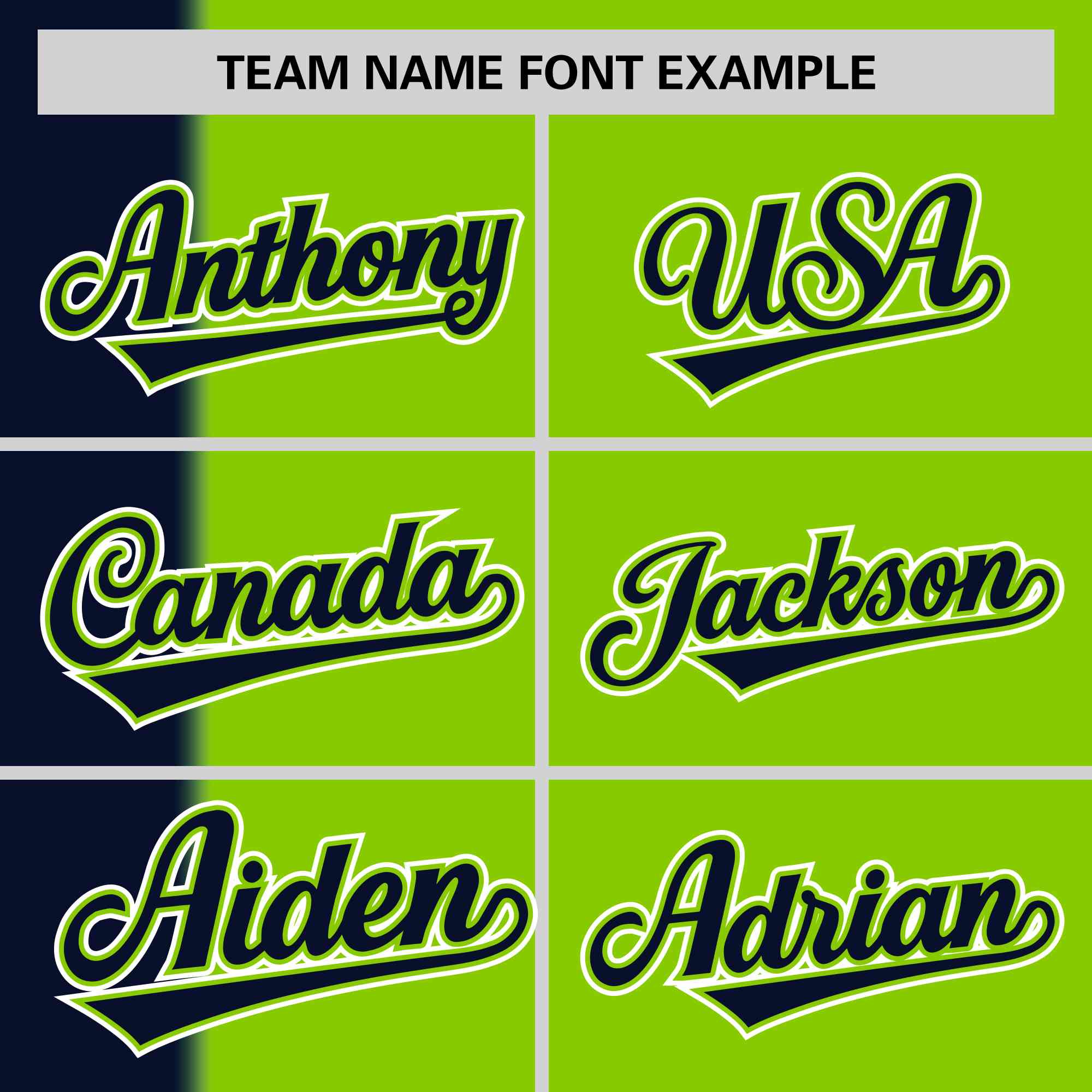 Custom Navy Neon Green Gradient Stripe Fashion Authentic Two-Button Softball Jersey
