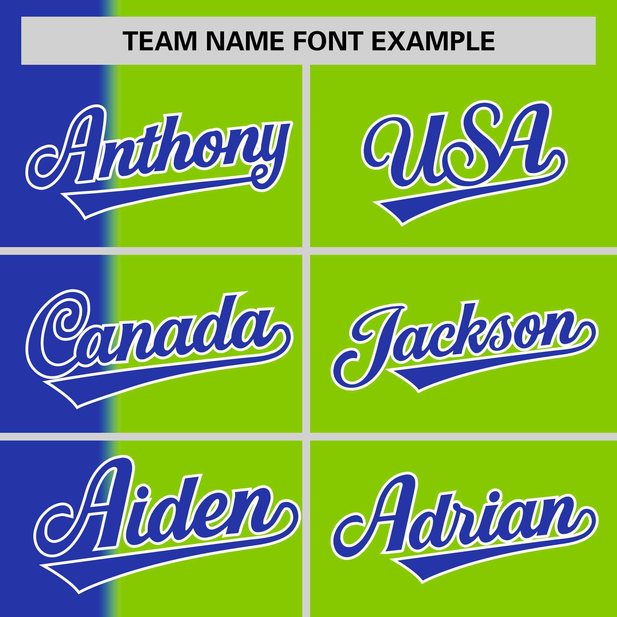 Custom Royal Neon Green Gradient Stripe Fashion Authentic Two-Button Softball Jersey