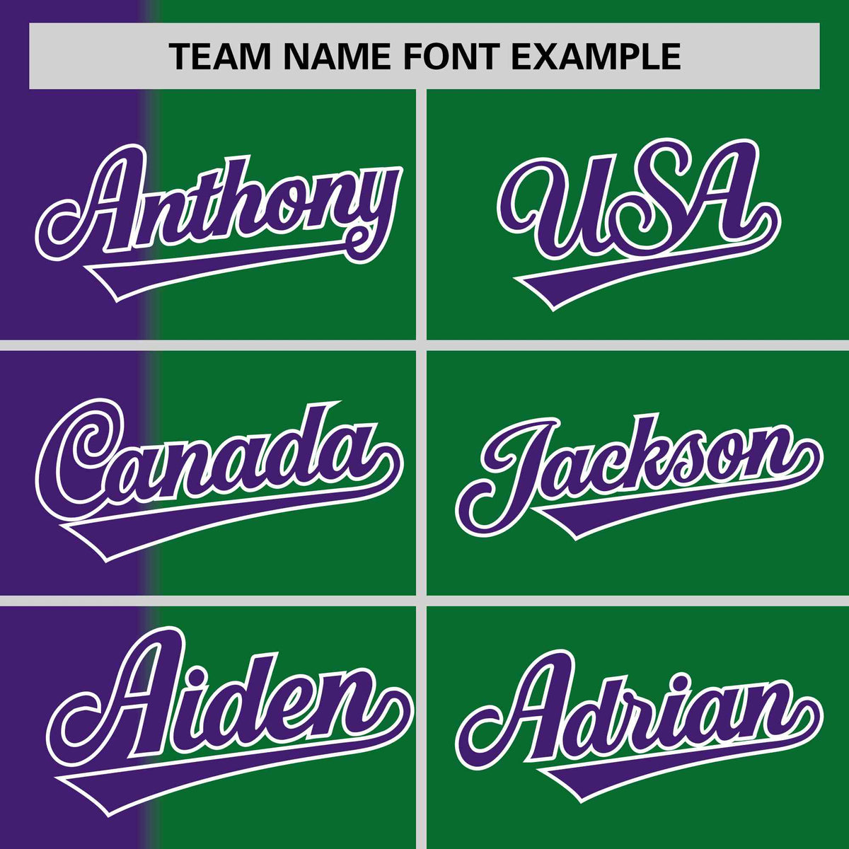 Custom Purple Kelly Green Gradient Stripe Fashion Authentic Two-Button Softball Jersey