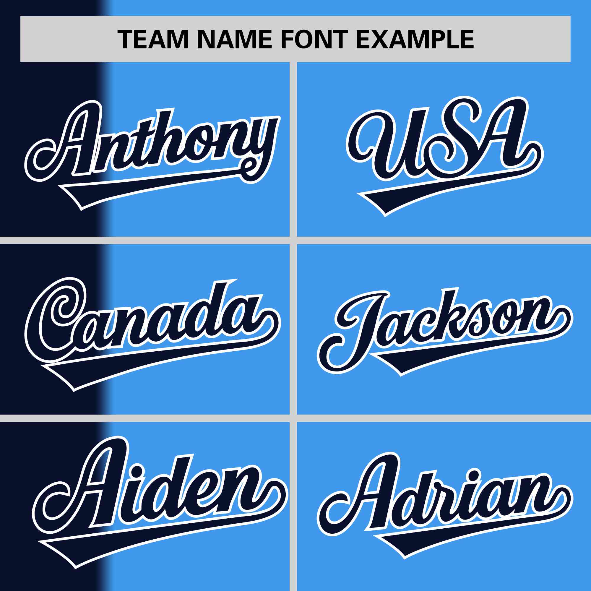 Custom Navy Powder Blue Gradient Stripe Fashion Authentic Two-Button Softball Jersey