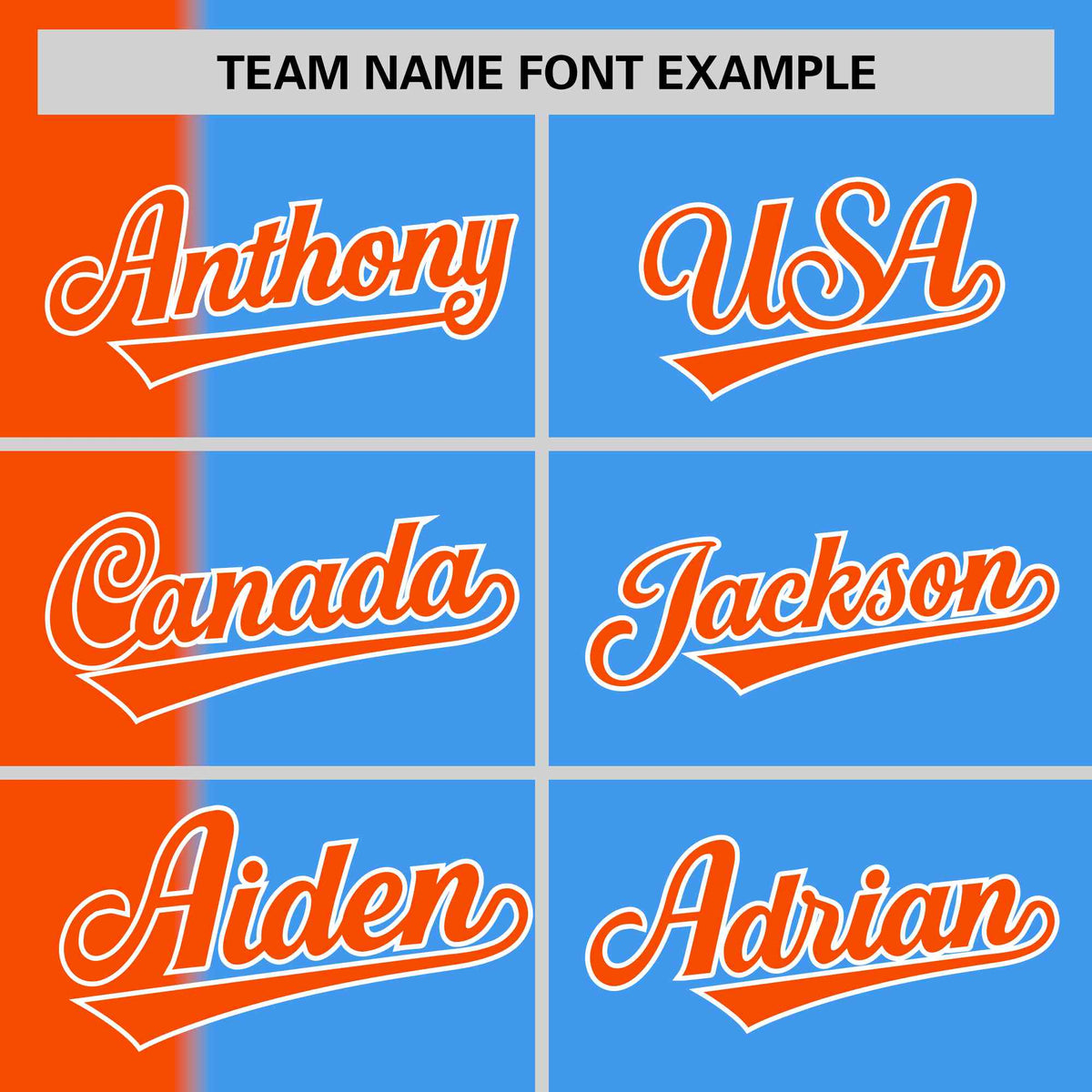 Custom Orange Powder Blue Gradient Stripe Fashion Authentic Two-Button Softball Jersey