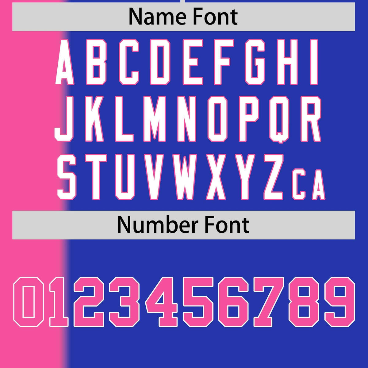 Custom Pink Royal Gradient Stripe Fashion Authentic Two-Button Softball Jersey