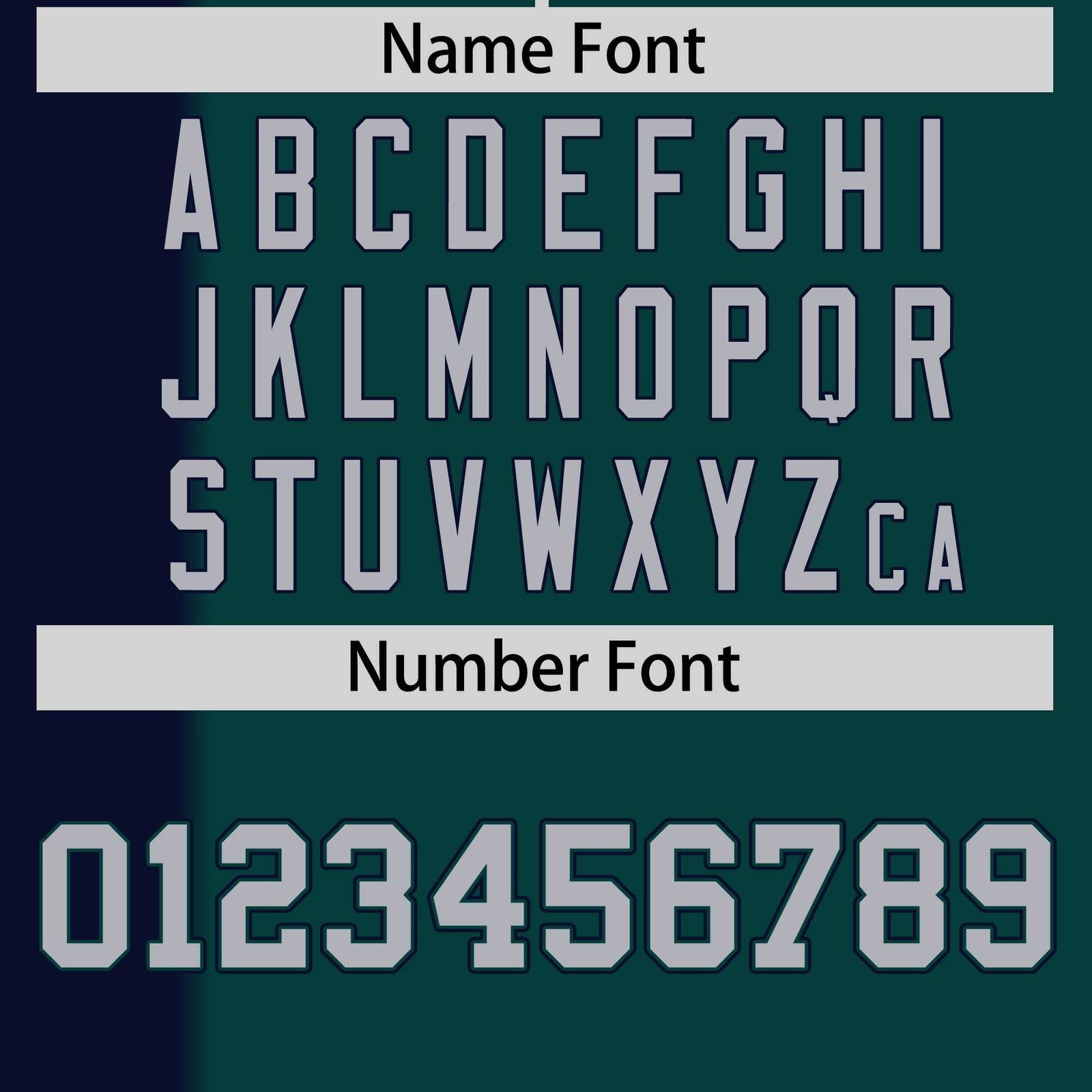 Custom Navy Midnight Green Gradient Stripe Fashion Authentic Two-Button Softball Jersey