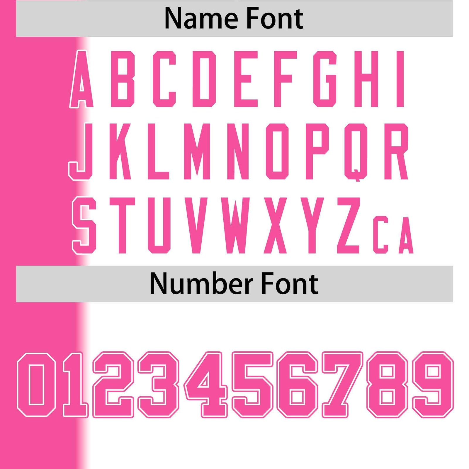 Custom Pink White Gradient Stripe Fashion Authentic Two-Button Softball Jersey