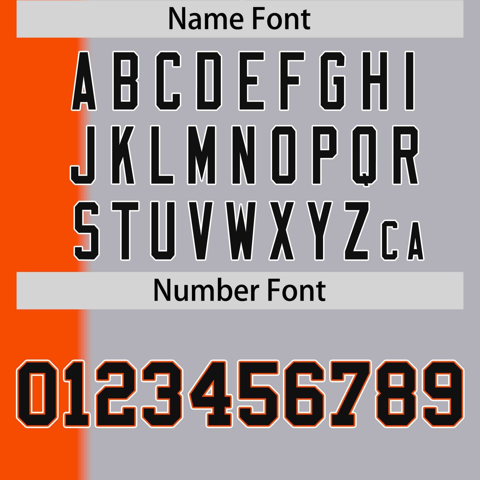 Custom Orange Gray-Black Gradient Stripe Fashion Authentic Two-Button Softball Jersey