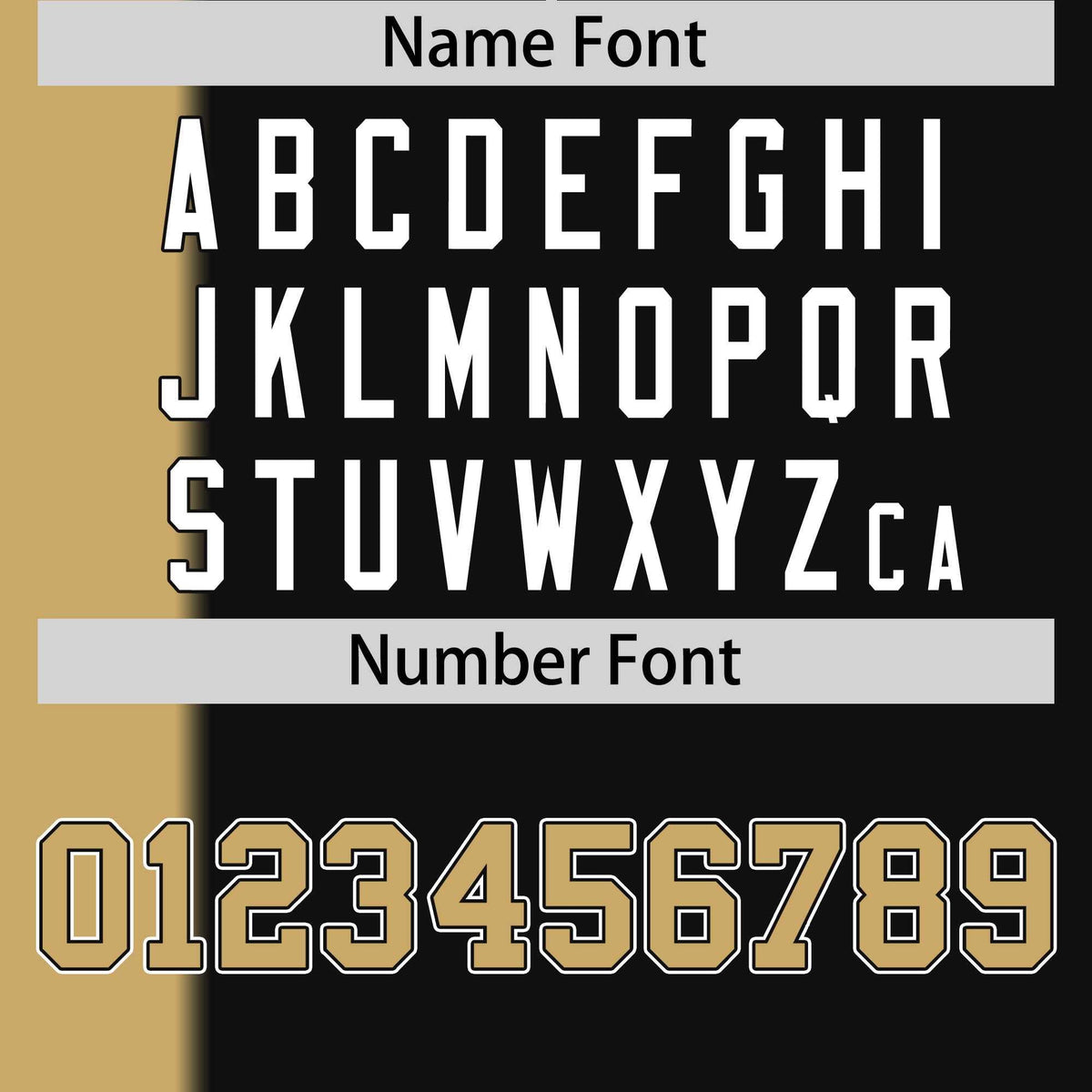 Custom Old Gold Black Gradient Stripe Fashion Authentic Two-Button Softball Jersey