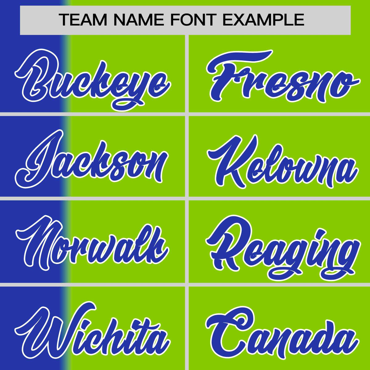 Custom Royal Neon Green Gradient Stripe Fashion Authentic Two-Button Softball Jersey