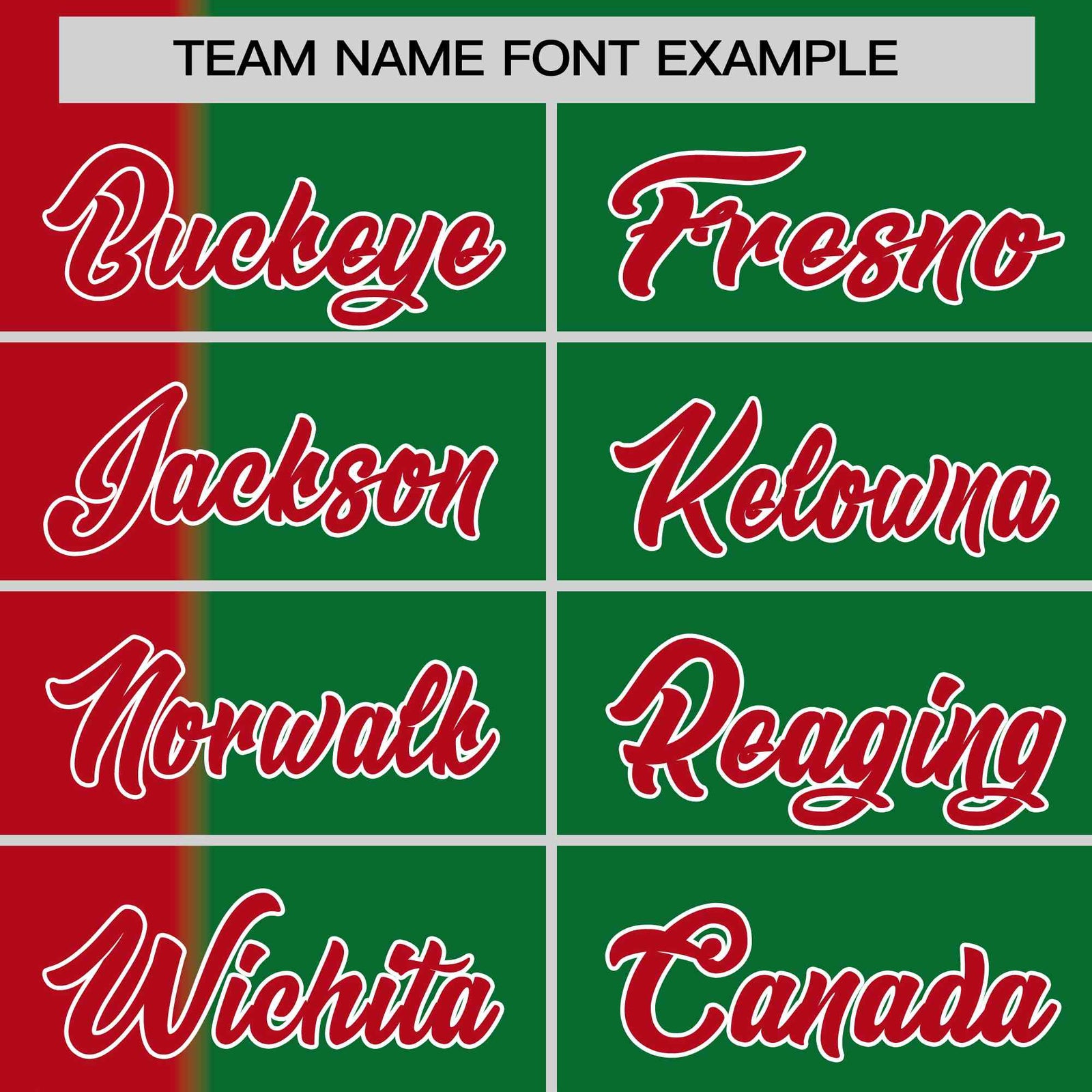 Custom Red Kelly Green Gradient Stripe Fashion Authentic Two-Button Softball Jersey