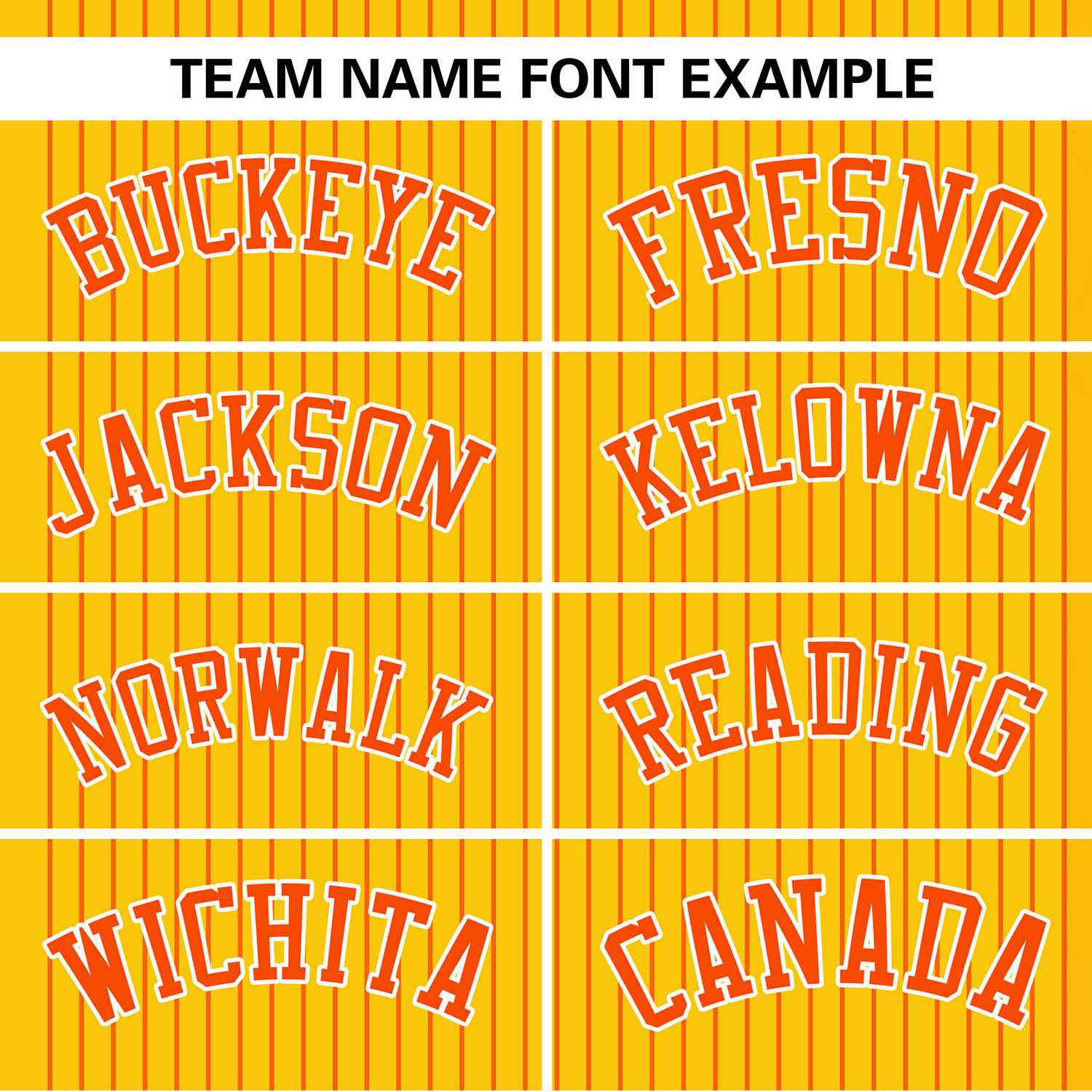 Custom Gold Orange Stripe Fashion Authentic Two-Button Softball Jersey