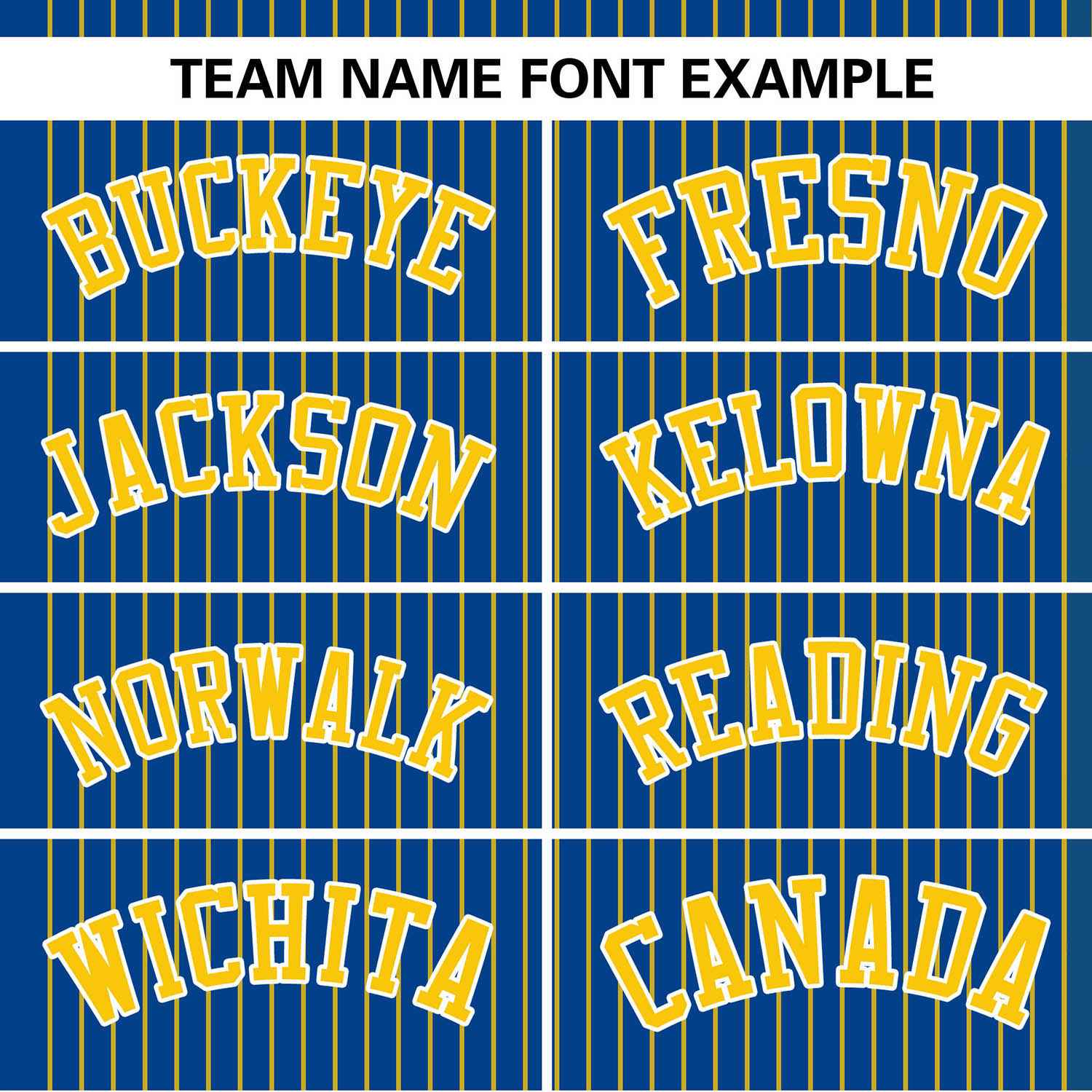 Custom Royal Gold Stripe Fashion Authentic Two-Button Softball Jersey